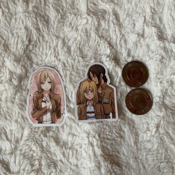 ❗️SOLD❗️Attack on Titan stickers (x18 stickers) - Picture 3 of 6